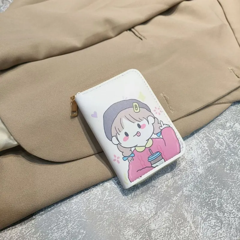 Ví nữ ngắn mini cầm tay nhiều ngăn giá rẻ nhỏ gọn bỏ túi thời trang hàn quốc cute dễ thương VN115 5