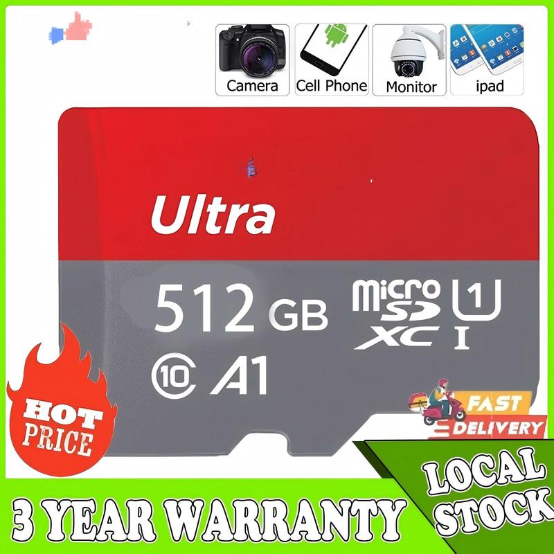  Thẻ nhớ SD 1TB 512GB 256GB 128GB 64GB 32GB Ultra Class 10 và SD Pro tốc độ cao cho máy ảnh 