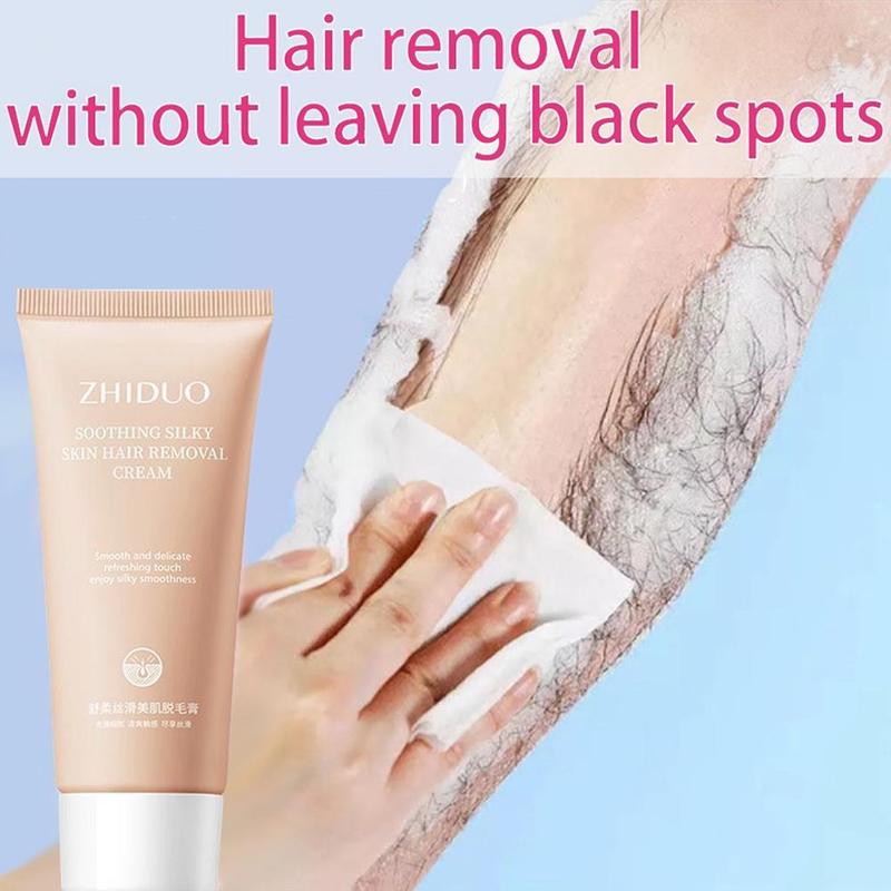 Kem Tẩy Lông, 60g, Cho Mặt Cánh Tay Chân Lưng Nách Phục Hồi Chăm Sóc Da Nhẹ Nhàng Waxing Cạo Râu