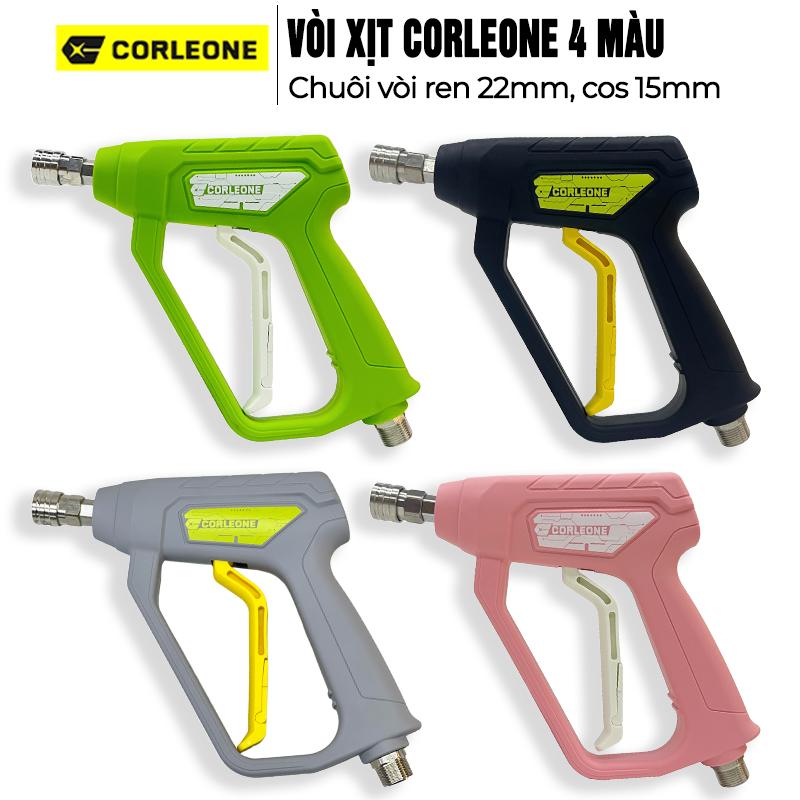 Vòi xịt cao áp máy rửa xe Corleone 250 Bar đầu vào M22-14mm lên đến 3600PSI
