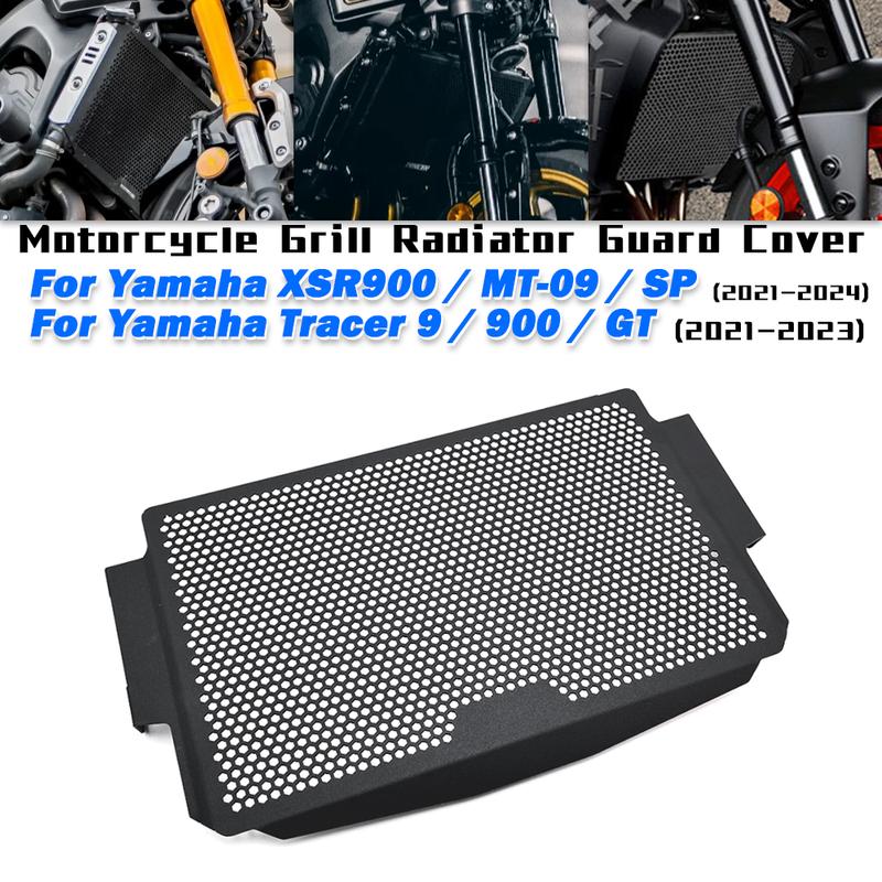 Xitomer Aluminum Radiator Guard – Fits Yamaha FJ-09, FJ09, XSR900, Tracer900, Front Grill Cover Protection
