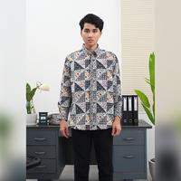 Gambar Trabalho - Rama Long Wonogiren L0165, Baju kemeja batik lengan panjang - S dari Nona Rara Batik Kota Administrasi Jakarta Timur 2 Tokopedia