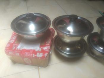 Product Review of Baskom dengan Tutup Berbagai Ukuran Baskom Premium Baskom Stainless Steel Tebal Waskom Stainless Serbaguna from D**s 1