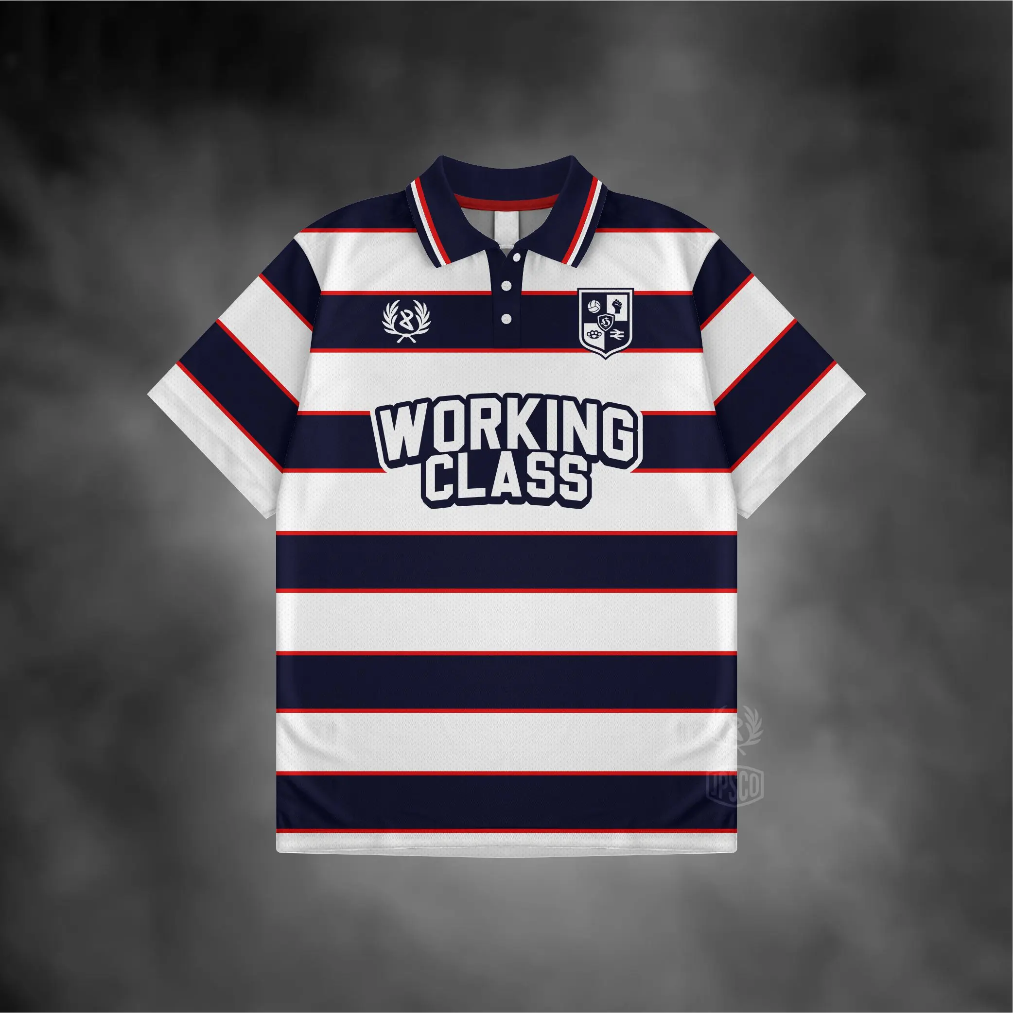 JERSEY VINTAGE FOOTBALL WORKING CLASS JERSEY CASUAL TERBARU Pakaian Olahraga Pria