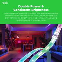 Gambar RABIT SMART LED STRIP COLOR 2M RGBWW 2 METER EXTENDABLE LAMPU PINTAR WIFI IP65 WATERPROOF dari Rabit Smart Home Kota Administrasi Jakarta Timur 2 Tokopedia