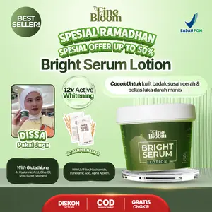 [FINEBLOOM] Bright Serum Lotion – Lotion Pencerah Tubuh dan Kaki, Melembabkan dan Mencerahkan Kulit Badan Secara Alami