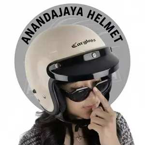 HELM BOGO CARGLOSS DEWASA SNI FULL LEHER  (Pet saja)