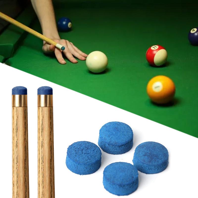 Đầu bi-a bằng da WL, 20 miếng, 10/12/13MM, đầu Xanh Biển một lớp mỏng với bột chống ẩm, phụ kiện bi-a # 464513 1