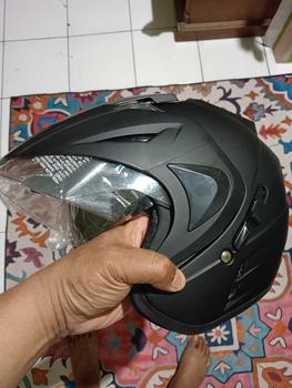 Product Review of PREMIUM HELM INK JP8 DOBEL VISOR SNI ORIGINALNYA FNK Motorcycle from S**y S**n 0