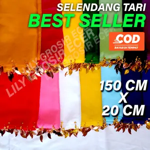 selendang tari ronce anak kecil ( TK ) sampor tari anak 150x20 cm Selendang tari anak sampur murah