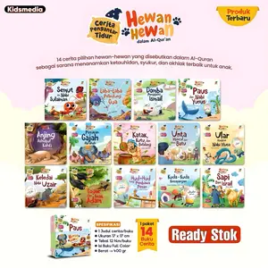 Cerita Pengantar Tidur : Hewan-Hewan dalam Al-Qur’an (Usia 3+) isi 14 Buku Anak Soft Cover - by Ziyadbooks