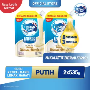 Frisian Flag Bendera Kental Manis Pouch 535g [2 Pcs]