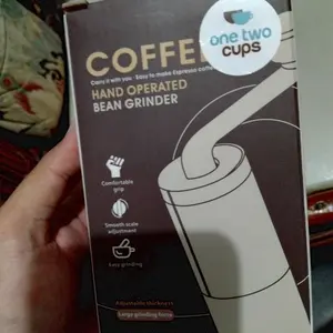 One Two Cups Penggiling Kopi Manual Hand Coffee Grinder Ceramic Burr - SY-002