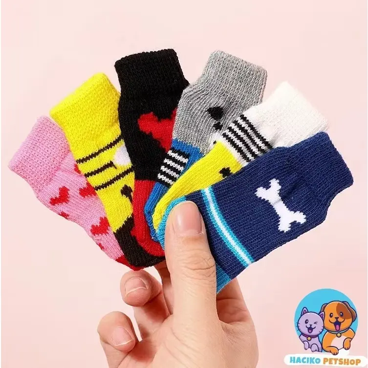 [HACIKO PETSHOP]Kaos Kaki Hewan  Anjing Kucing / Kostum Hewan Kaos Kaki  Anjing Kucing / Pet Socks