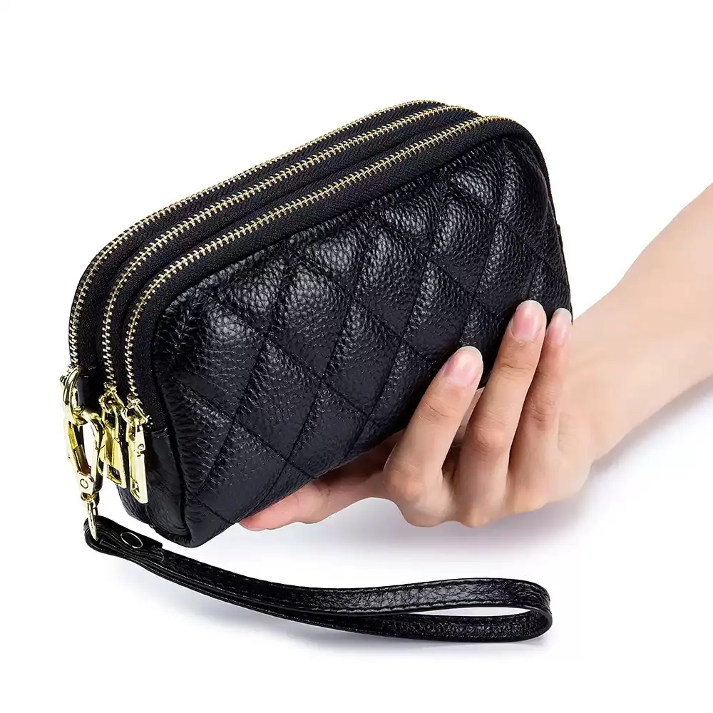 Dompet Uang enos wanita terbaru panjang 3 Ruangan kulit