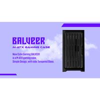 Gambar CASING CUBE GAMING BALVEER - Mid Tower mATX Case Tempered Glass dari Techno Computer Bali Kota Denpasar 3 Tokopedia