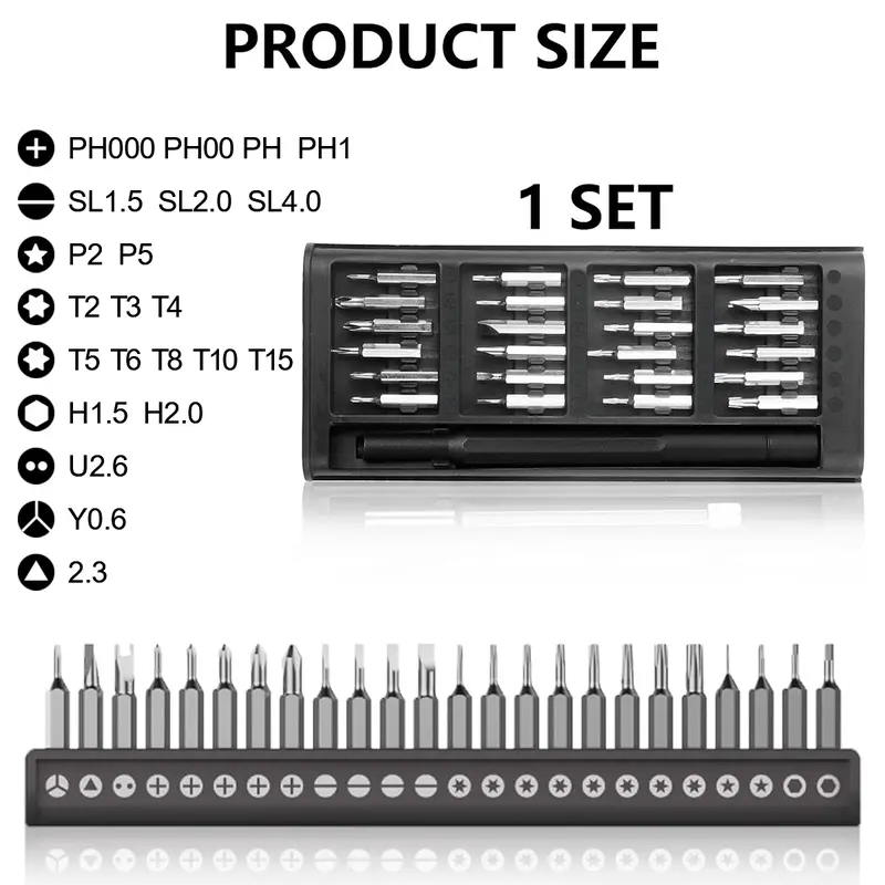 JLD Obeng Set 52 IN 1 Multifungsi Obeng Hp Full Set obeng presisi magnet precision screwdriver obeng set kecil lengkap obeng  magnetik 2