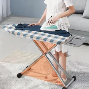 [COD] Meja Setrika Berdiri Besi Kokoh Anti Karat Meja Gosok Lipat Busa Tebal 1cm Papan Setrika Laundry Kuat Tahan Panas Kaki Besi Stabil Anti Slip Alas Lebar Murah