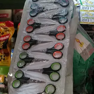 12 pcs Gunting Kecil Renteng Hitam Pacman PC-04-H2