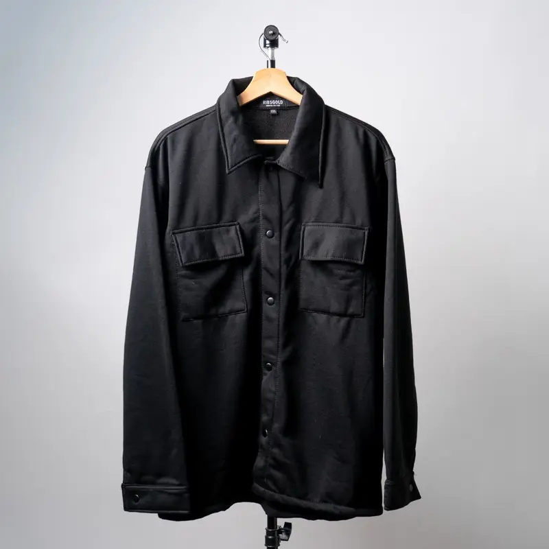 Ribsgold Jaket Pria Barrel Premium Katun nyaman panjang casual  basic 3