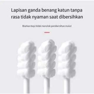 Yoppobaby Oral Cleaner Kasah Pembersih Lidah dan Mulut Bayi Isi 30pcs 4