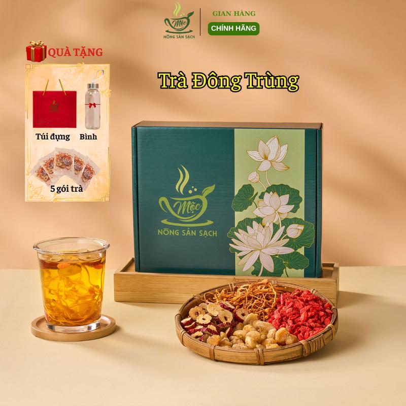 Trà Đông Trùng Tứ Vị Thảo Mộc Quán,cảm giác thư giãn, chăm sóc bản thân, dễ nghỉ ngơi