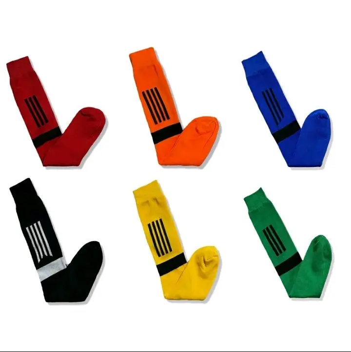Kaos Kaki Bola Panjang Olahraga Futsal Motif Garis - Outdoor - Ball