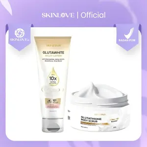 SKINFLAIR BUNDLING Glutawhite Milky Lotion & Body Scrub Tone Up Booster