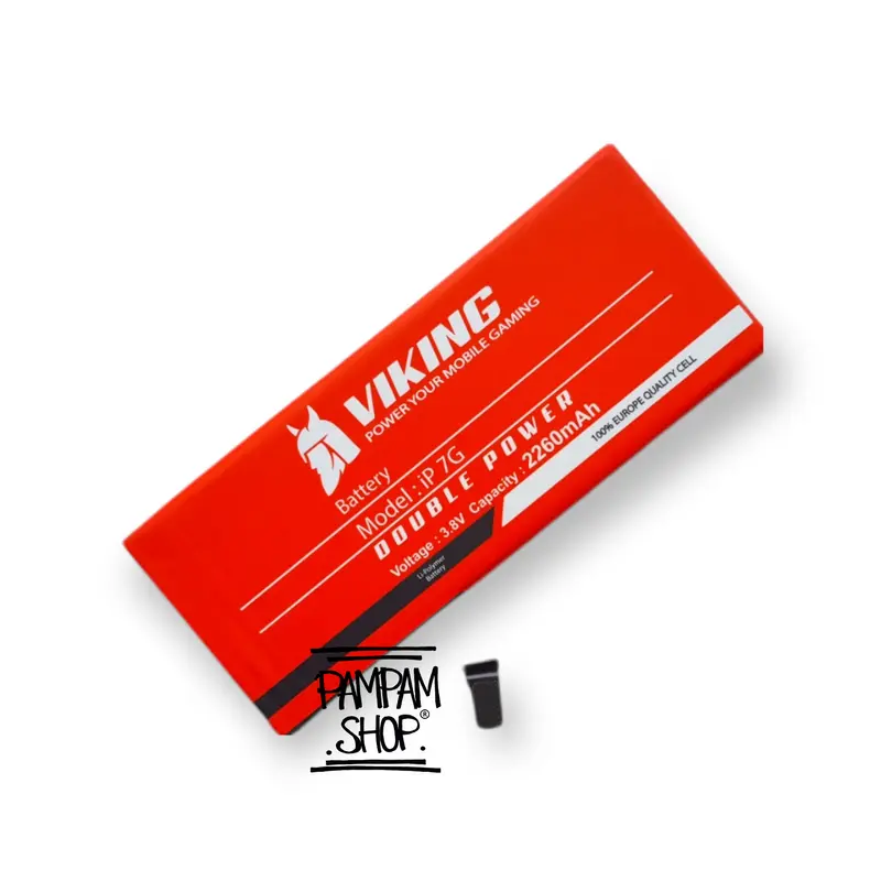 VIKING Baterai Double Power Original Compatible for Ip 7 7G Batre Batrai Battery Ori Dual 3