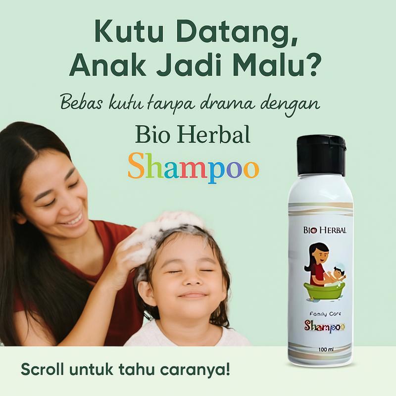 Bio Herbal Family Care Shampo Kutu Membersihkan Kotoran Perawatan ...