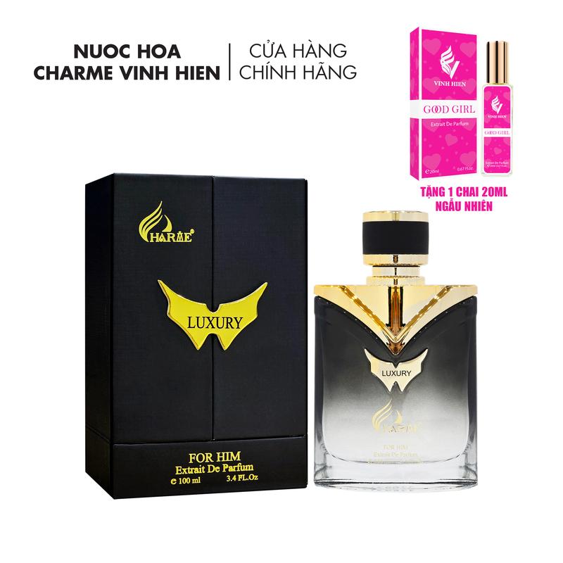 Nước Hoa CHARME LUXURY 100ML- Tặng Kèm 1 Chai 20ml - Women Cosmetic Xịt Thơm - H R V E