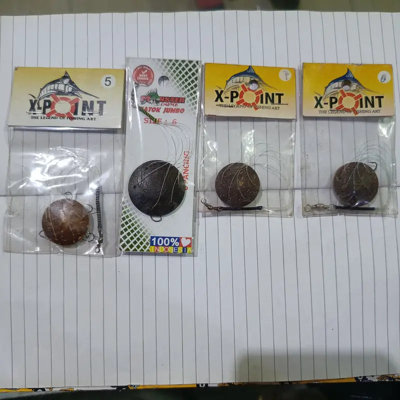 Rangkaian Pancing Ombyok Batok 6 Mata Kail 0