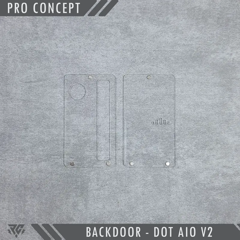 PRO CONCEPT BACKCOVER/DOOR AKRILIK MAGNET CLEAR - ( D~A ) 1