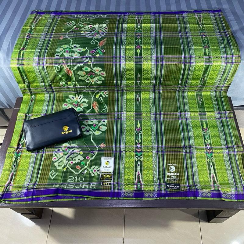 Sarung sutera BASJAH varian STC songket sutera asli 100% original spunsilk 210/2 0