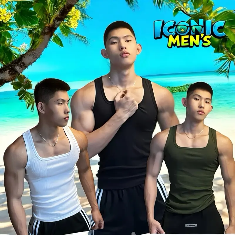 Áo ba lỗ cổ vuông fom body vải thun gân [Mã 14] Top