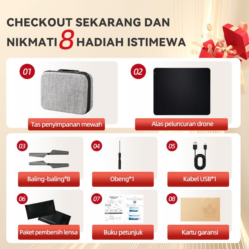 A23 Drone kamera jarak jauh fotografi udara profesional murah dual camera drone premium ulang tahun 8