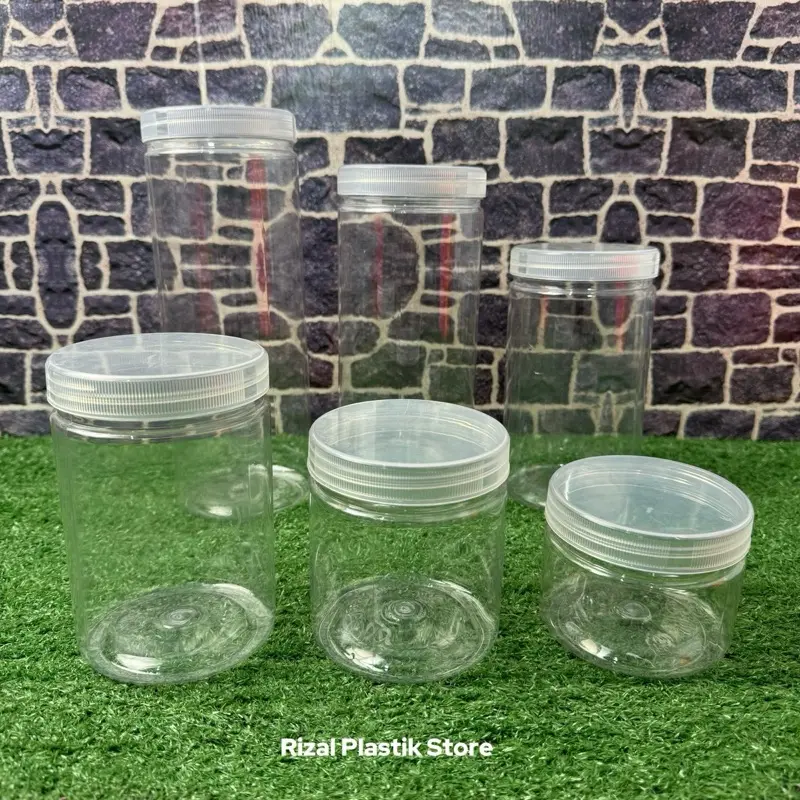 ( 12  PCS ) TOPLES TABUNG PLASTIK/TOPLES KUE KERING/TOPLES MAKANAN/TOPLES CEMILAN/SERBAGUNA 1