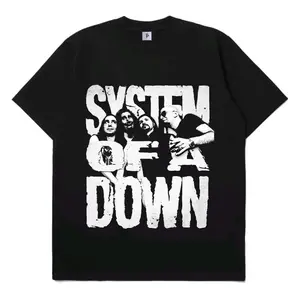 Kaos Distro Band System Of A Down Regular fit cotton combad 30s. kaos band skena