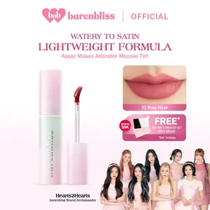 【BEST SELLING】 BNB barenbliss Apple Makes Adorable Mousse Tint | Mousse Tint Melembapkan, Transferproof, Hasil Satin 12 Jam