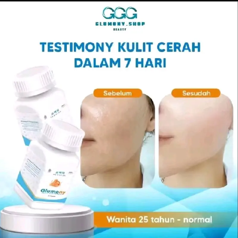 (per10capsul) Glumony Extra 10x Pencerah Memutihkan (Original) 3