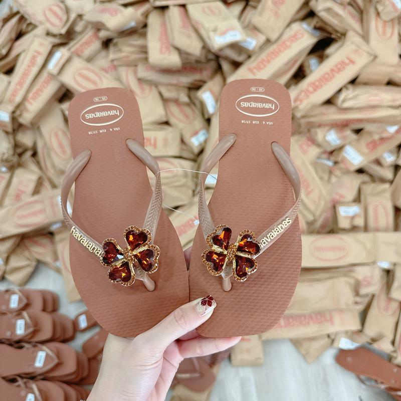 DÉP ĐẾ VUÔNG NÂU ĐẤT HAVAIANAS - Linda Trần's Store