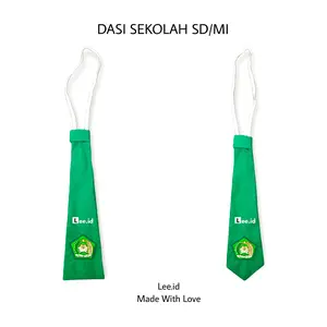 Dasi Seragam sekolah MI warna hijau Anak Laki-laki Dan Perempuan