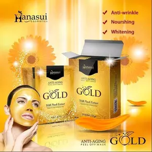(GET 1 GIFT ) HANASUI Naturgo Pell Off sachet, masker komedo, masker wajah gold