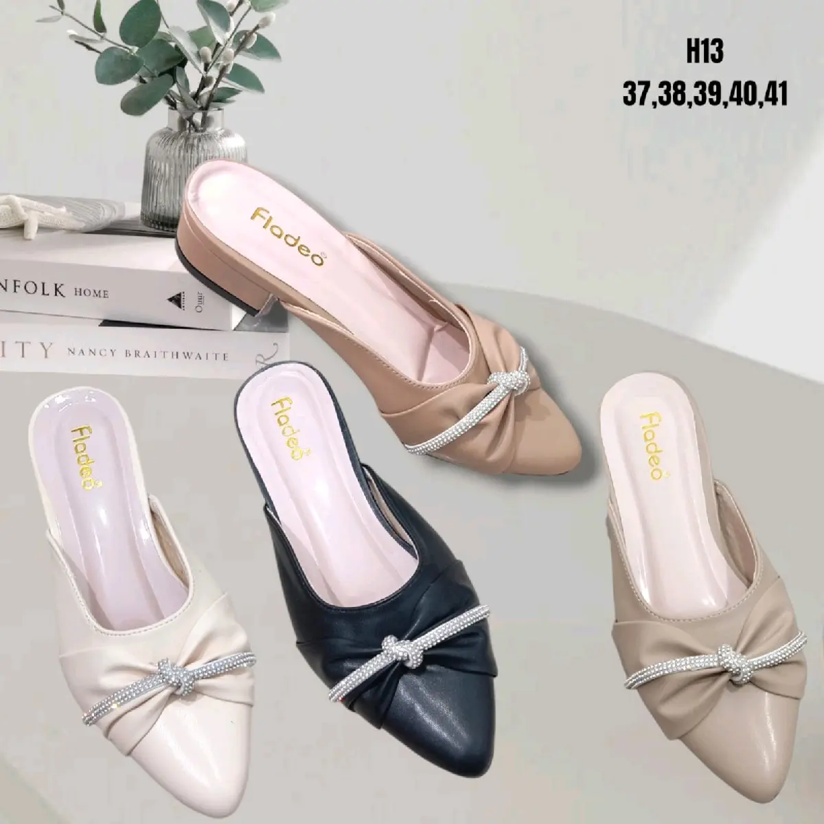 Bustong Hak 3cm Simple Kode H13 Naikin Size casual wedges coklat 01 heels princess