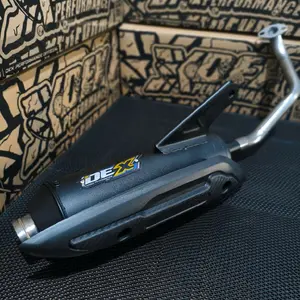 DEX PERFORMANCE EX-02 Knalpot Standar Racing  Suara Bass Adem Moncong Cincin Motorcycle Karbu Silincer
