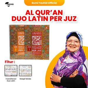 Al Quran Duo Latin Per Juz B5 isi 30 Jilid Tajwid warna Lengkap Mushaf praktis 30 juz