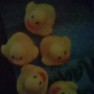 LAKOE 5Pcs Bebek kuning Mandi Karet Mainan Edukasi Anak/ mainan bayi/bath toys bayi