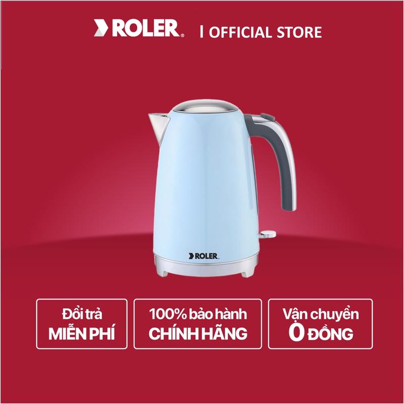 Ấm siêu tốc Inox 304 1.7 lít Roler RK-5138PB 1850-2200W
