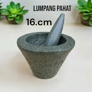 16.cm lumpang pahat batu asli terlaris dan termurah best seller Kitchenware