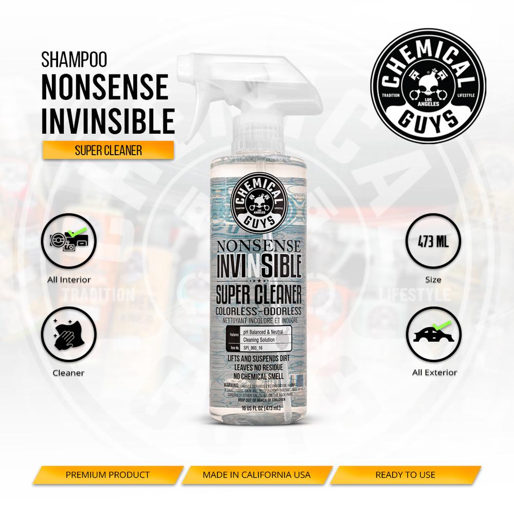 Chemical Guys Nonsense Invinsible 473ml Pembersih Interior & Exterior Serba Guna Tanpa Bau Kimia untuk Plastik Karet Jok & Trim Mobil